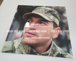 Şehit Mezar Taşına Solmayan Porselen Fotoğraf & Bayrak - Görsel 22