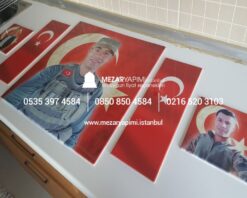 Mezar Taşına Büyük Boy Porselen Fotoğraf 50X50 cm - Görsel 8