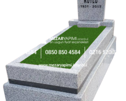Alternative view of G-67 BETA GRANİT 10'LUK BLOK MEZAR KOMPLE 10 CM KALINLIKTA MEZAR