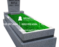 G-67 BETA GRANİT 10'LUK BLOK MEZAR KOMPLE 10 CM KALINLIKTA MEZAR - Görsel 4