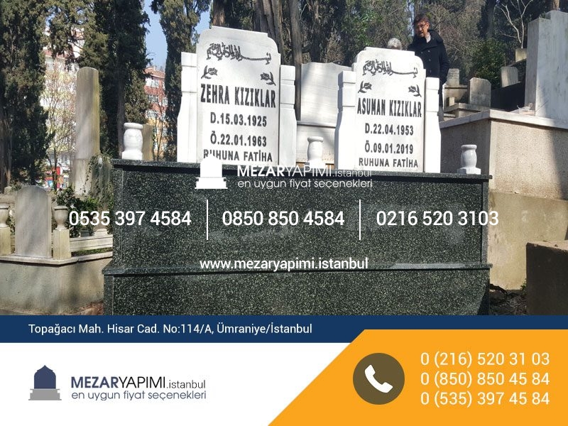uskudar bulbulderesi mezarligi mezar isleri