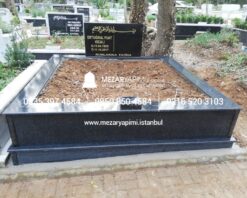 Alternative view of Çift Kişilik Komple Siyah Granit Mezar