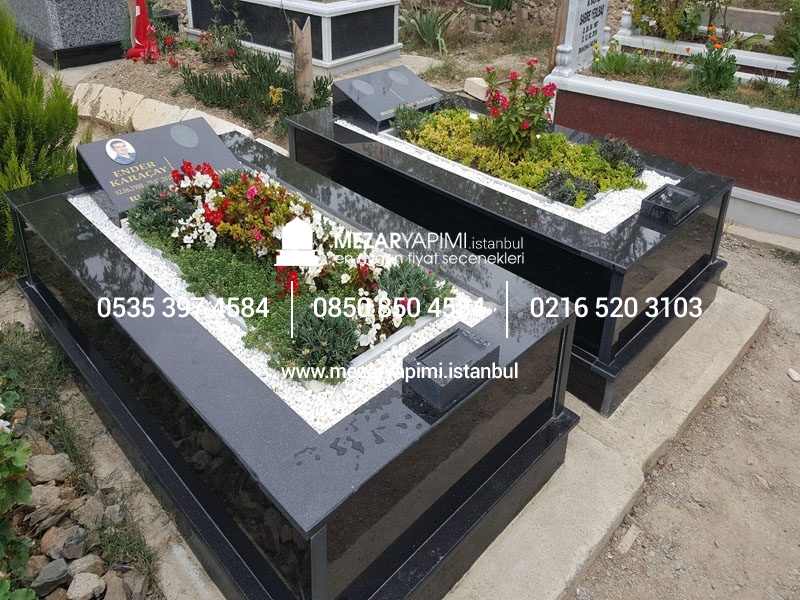 Tek Kişilik Komple Star Galaxy Granit Mezar