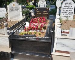 Tek Kişilik Komple Star Galaxy Granit Mezar - Görsel 7