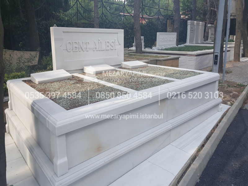 iki Kisilik 10cm Bas Tasi Kupeste Mezar Modeli
