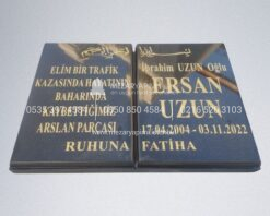 Kitabe Granit Mezar Baş Taşı - Görsel 5