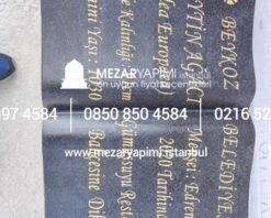 Kitabe Granit Mezar Baş Taşı - Görsel 14