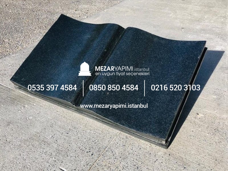 Kitabe Granit Mezar Baş Taşı - Görsel 2