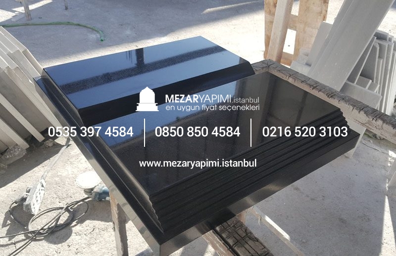 Kitabe Granit Mezar Baş Taşı - Görsel 6