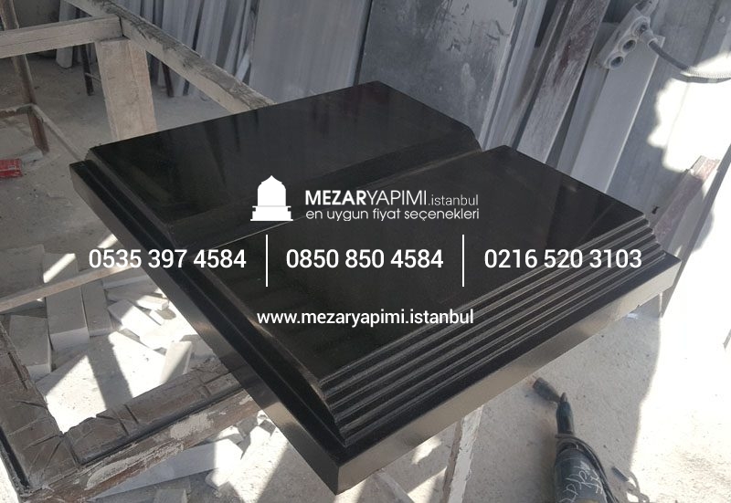 Kitabe Granit Mezar Baş Taşı - Görsel 9