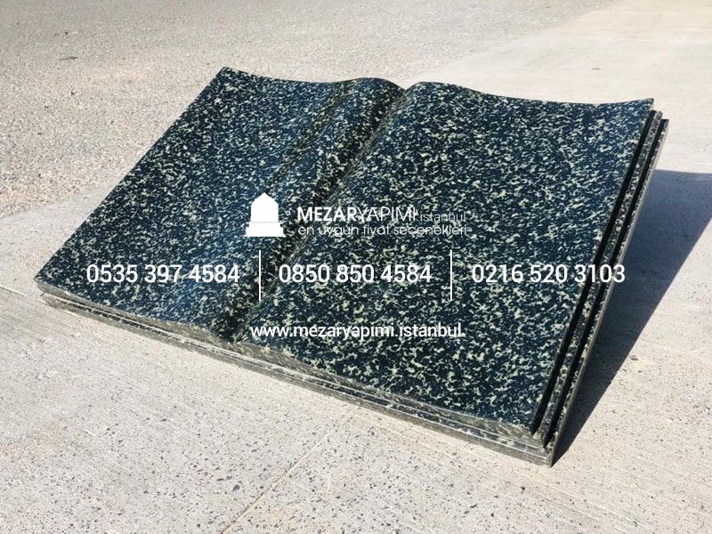 Kitabe Granit Mezar Baş Taşı - Görsel 4