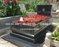 ABSOLUTE BLACK GRANİT KONİK BLOK KOMPLE 8-13 CM ARASI KALINLIKTA MEZAR