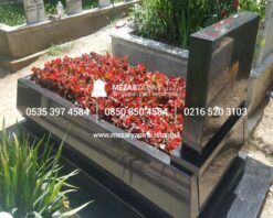ABSOLUTE BLACK GRANİT KONİK BLOK KOMPLE 8-13 CM ARASI KALINLIKTA MEZAR - Görsel 9