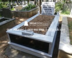 Alternative view of Tek Kişilik Gövde Granit Baş Taşı Abide Mezar