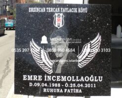 Granit Baş Taşı Üzerine Loğo ve Arma - Görsel 11
