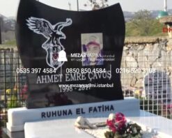 Granit Baş Taşı Üzerine Loğo ve Arma - Görsel 13
