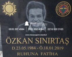 Granit Baş Taşı Üzerine Loğo ve Arma - Görsel 6