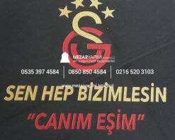 Granit Baş Taşı Üzerine Loğo ve Arma - Görsel 9