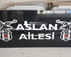 Granit Baş Taşı Üzerine Loğo ve Arma - Görsel 5