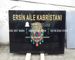 Granit Baş Taşı Üzerine Loğo ve Arma - Görsel 14
