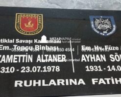Granit Baş Taşı Üzerine Loğo ve Arma - Görsel 10