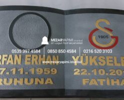 Granit Baş Taşı Üzerine Loğo ve Arma - Görsel 4