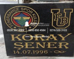 Alternative view of Granit Baş Taşı Üzerine Loğo ve Arma