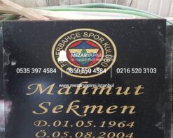 Granit Baş Taşı Üzerine Loğo ve Arma - Görsel 3
