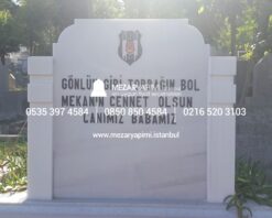 Mermer Baş Taşı Üzerine Loğo ve Arma - Görsel 14
