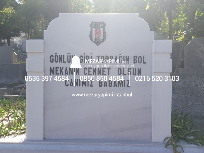Mermer Baş Taşı Üzerine Loğo ve Arma - Görsel 14