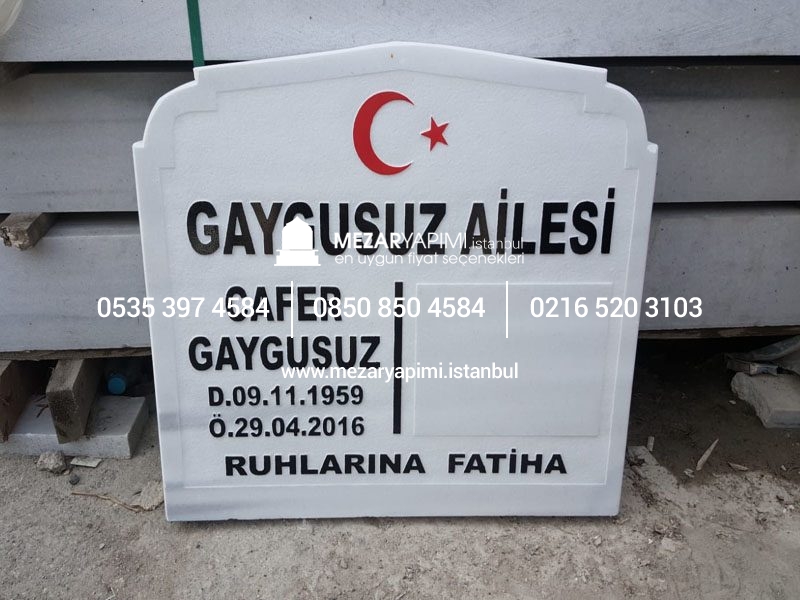 Mermer Baş Taşı Üzerine Loğo ve Arma - Görsel 9