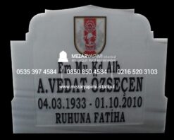Mermer Baş Taşı Üzerine Loğo ve Arma - Görsel 11