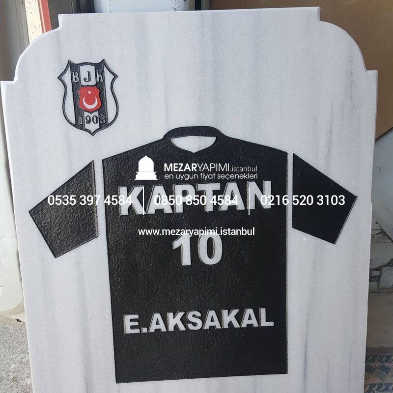 Mermer Baş Taşı Üzerine Loğo ve Arma - Görsel 17