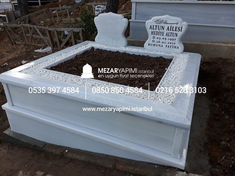 Özel El İşçiliği İşleme Mezar Modeli - Görsel 3