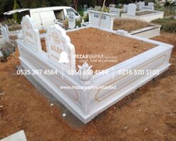Çift Kişilik Desen İşlemeli Mezar Modeli - Görsel 7