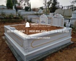 Çift Kişilik Desen İşlemeli Mezar Modeli - Görsel 9