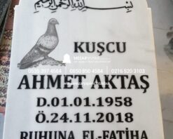 Mermer Mezar Taşı Üzerine Lazer Resim - Görsel 7