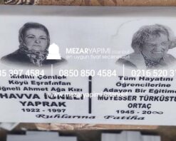 Mermer Mezar Taşı Üzerine Lazer Resim - Görsel 6