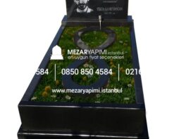 Alternative view of G-139 Absolute Black Sonsuzluk Mezar Modeli - İstanbul Mezar Taşı Fiyatları