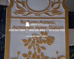 Arapça Yazılı Mezar Baş Taşı (Özel) - Görsel 13