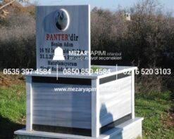 Alternative view of Mermer Evcil Hayvan Mezar Modeli - Pet Mezar Yapımı