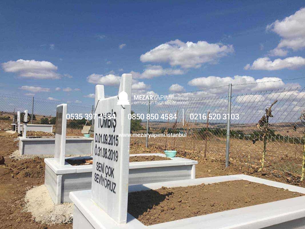 Mermer Evcil Hayvan Mezar Modeli - Pet Mezar Yapımı - Görsel 6