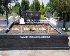 Alternative view of İki Kişilik Komple 5 cm Kalınlıkta Siyah Granit Mezar