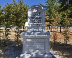 M-21 Rölyef Kabartmalı Mermer Mezar Modeli - Görsel 5
