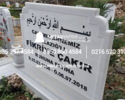 Kabartma Yazı Mermer Baştaşı - Görsel 16