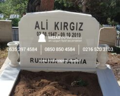 Kabartma Yazı Mermer Baştaşı - Görsel 8
