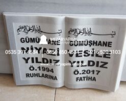 Kabartma Yazı Mermer Baştaşı - Görsel 19