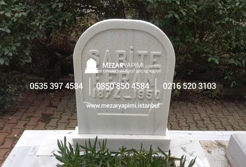 Kabartma Yazı Mermer Baştaşı