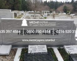Kabartma Yazı Mermer Baştaşı - Görsel 5