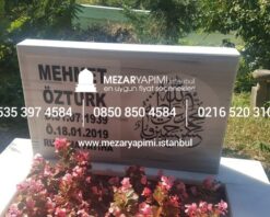 Kabartma Yazı Mermer Baştaşı - Görsel 9
